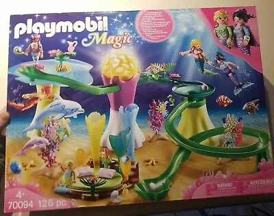 Playmobil Magic 70094 Mermaid Marble Cove Set With Illuminated Dome  • $74.35