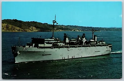 Postcard USS Yellowstone (AD-41) Gomper's Class Destroyer Ship • $4.45
