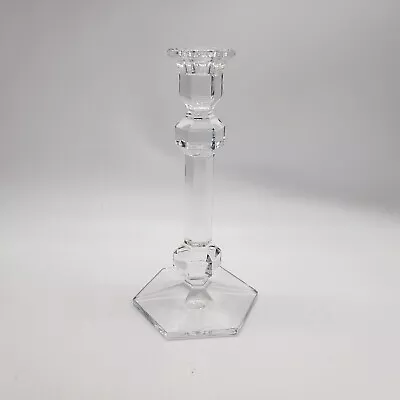 $39.99 • Buy Val St. Lambert Gardenia Crystal Candle Stick 9  T
