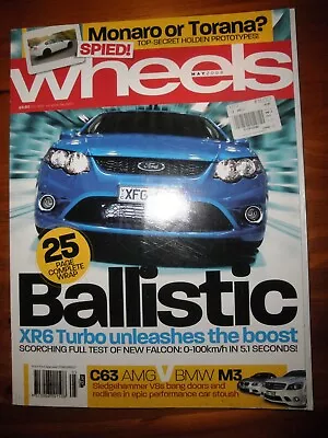 Wheels Mag 2008 BMW M3 V AMG C63 Pontiac G8 (Monaro) FG Falcon XR6T XR8 G6E G6ET • $4.59