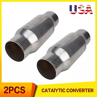 Universal Catalytic Converter 3inch High Flow Catalytic Catalyst For 410300 2PCS • $29.99