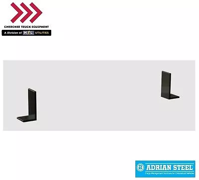 Adrian Steel 4UPK2B 4  Upright Kit 2-Pack Black • $68.95