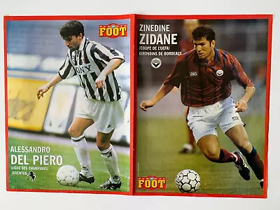 Rare Double-sided Zinedine Zidane Del Piero Desailly Pedros Double Poster • $26.71