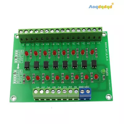 8-Channel 12V To 3.3V Isolation Module PLC Signal Level Voltage Conversion Board • $14.12