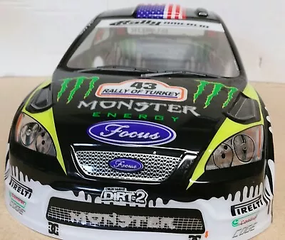 1/10 RC Car 190mm Rally On Road Drift Ford Focus  Monster Energy   Body Shell • £17.99