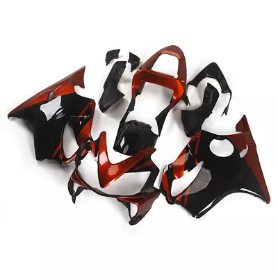 Orange Black Fairings For Honda 2001 2002 2003 CBR600F4i 01 02 03 ABS Body Frame • $354.95