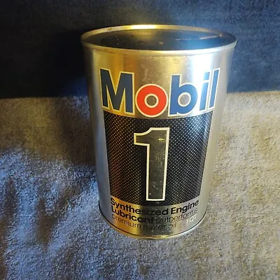 QUART OIL CAN MOBIL ONE MOBILOIL GARGOYLE  SOCONY Empty Quart • $12