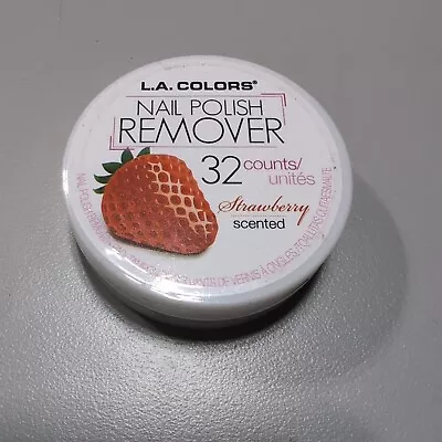 L.A. COLORS Nail Polish Remover Pads Strawberry Scent 32 Count • $6.25