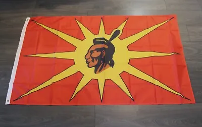 $12.57 • Buy OKA Crisis Mohawk Nation Tribal Banner Flag Native American Indian Tribe Xz