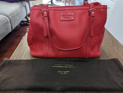 $40 • Buy Kate Spade Red Leather Handbag
