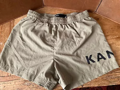 Kangol  Bermuda Swim Shorts Size M Brown • £6