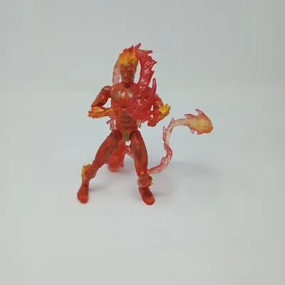 Marvel Legends Fantastic Four Human Torch Johny Storm Action Figure 2002 ToyBiz • $13