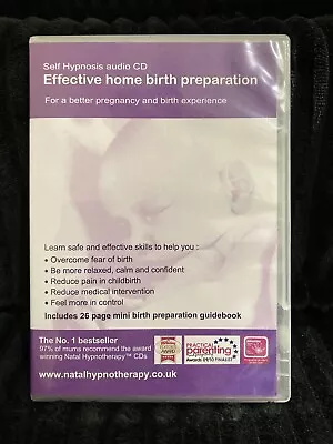 Effective Home Birth Preparation Self Hypnosis Audio CD - Very Good Condition • £3.99