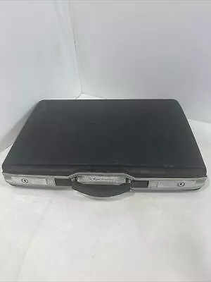 VTG ROYAL TRAVELLER Hard Shell Attaché  Brief Case 18  Briefcase NO KEY Black • $29.99