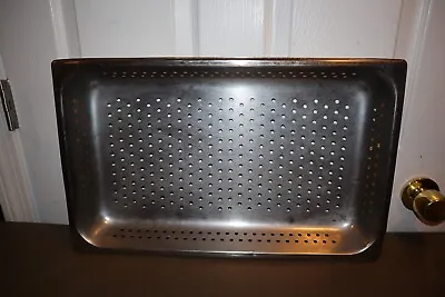 Lot 4 - 2.5  Deep Full-Size Stainless Steel Perforated Steam Table Pan NSF Hotel • $74.99