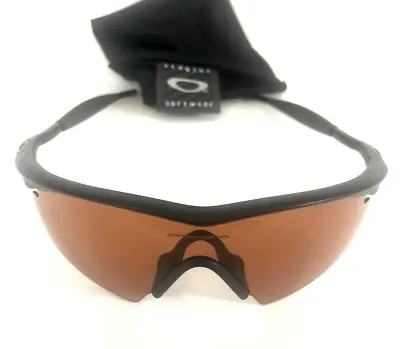 RARE OAKLEY M FRAME SUNGLASSES Z87 Matte Black Frame Gun Icons VR28 Strike Lens • $343.99