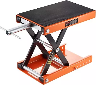 Motorcycle Lift 1100 LBS Motorcycle Scissor Lift Jack With Wide Deck & Safety • $50.48