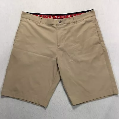 Puma Jackpot Beige Golf Shorts Men's Size 38 • $19.45