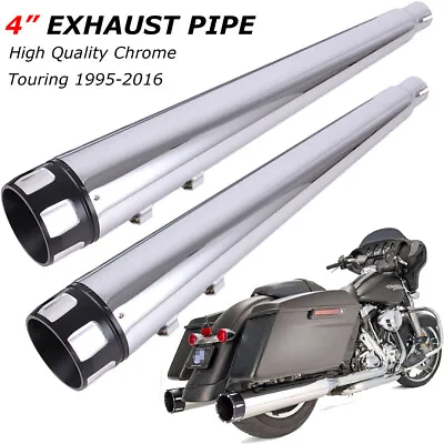 DNA Megaphone Slip Ons Mufflers Exhaust Pipes For Harley Touring Baggers 95-2016 • $155.99