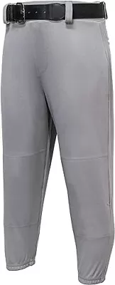 Easton Youth Deluxe Baseball Pants With Elastic Bottoms GRAY LARGE • $12.99