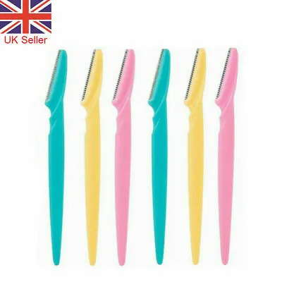 £2.20 • Buy 6X Face Eyebrow Razor Trimmer Dermaplaning Shaper Shaver Hair Removal Tool Women