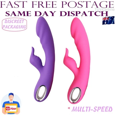 $17.91 • Buy Multi Speed Vibrator Dildo Jack Rabbit Adult Sex Toy For Women Waterproof Wand