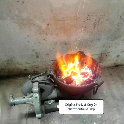£70.80 • Buy Forge Furnace With Hand Blower Fan Pedal Type Handle Blacksmithing Tools