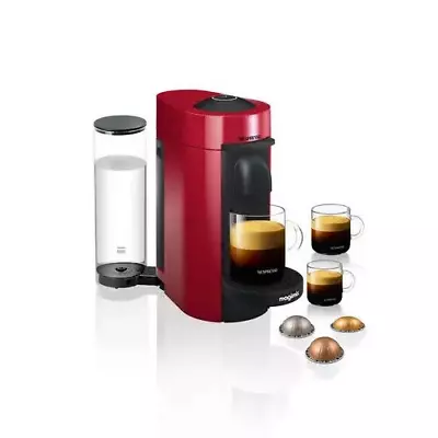£29.99 • Buy Magimix Nespresso Vertuo Plus M600 1260W Coffee Machine - Piano Red