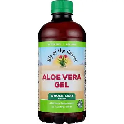 Lily Of The Desert Aloe Vera Gel Whole Leaf - Filtered 32 Fl Oz Liq • $13.26