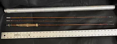 Vintage Heddon STEEL Fly Rod 3 Pc.  In Tube Rare • $11