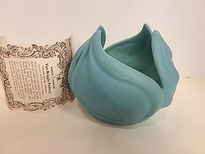 Vintage Van Briggle Art Pottery Lotus Leaf Tulip Bowl Planter Signed  • $40