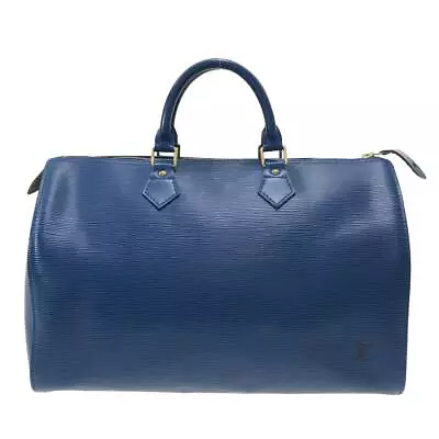 Auth LOUIS VUITTON Speedy 35 M42995 Toledo Blue Epi VI1924 Handbag • $373