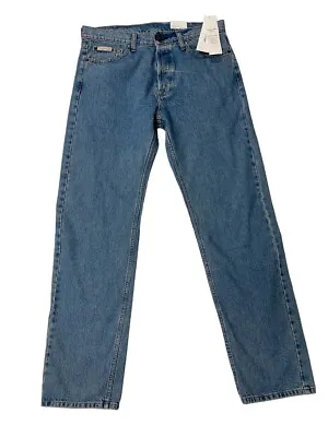 Calvin Klein Men's Straight Button Fly Jeans 100% COTTON 32x32 (see Descrip) • $24.96