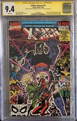 $479.90 • Buy X-men Annual #14 Cgc 9.4 Nm 1990 Signed By Stan Lee & Chris Claremont Marvel