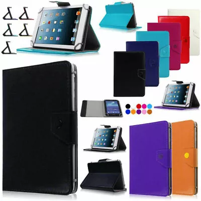 Leather Protective Case Cover Flip Folio Stand For All Amazon 7 8 10 Inch Tablet • $13.19