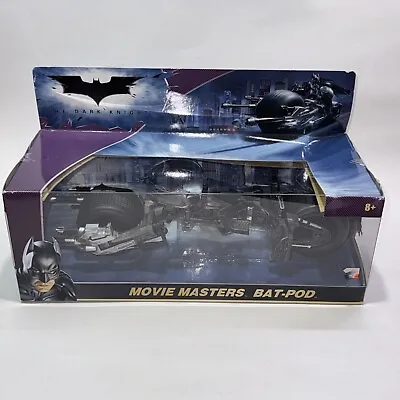 DC MATTEL BATMAN THE DARK KNIGHT MOVIE MASTERS BAT-POD 2008 New Box Damage • $144.49