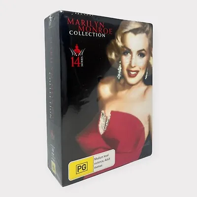 New & Sealed Marilyn Monroe Collection - 14x Movie DVD Box Set - Region 4 PAL • $83.64