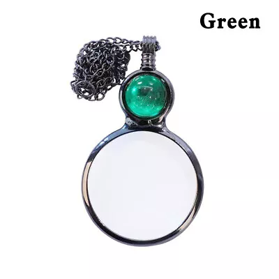 Creative Magnifying Glass Necklace Magnifier Pendant Choker Jewelry Gift Decor  • £4.16