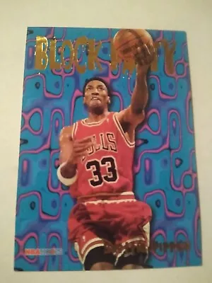1995 Scottie Pippen Skybox Block Party Nba Card #3 Chicago Bulls Blazers Rockets • $1.99