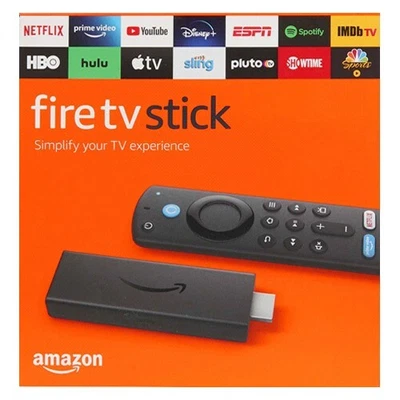 $63.65 • Buy Amazon Fire TV Stick  Full HD 3rd Gen Alexa Voice Remote Media Streamer