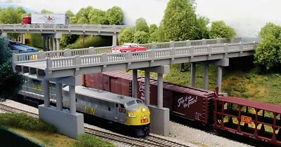 Rix N 1930s Highway Overpass With 4 Piers Kit Scale Length: 150' 45.7m 628-153 • $44.98