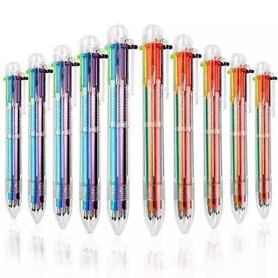 JPSOR Multicolor Pen 28 Pack 0.5mm 6-in-1 Multicolor Ballpoint Pens 6 Color... • $14.65