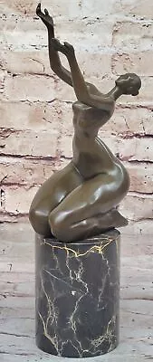 Signed Original Bronze Sculpture Tribute To Fernando Botero Abstract Modern Deal • $149