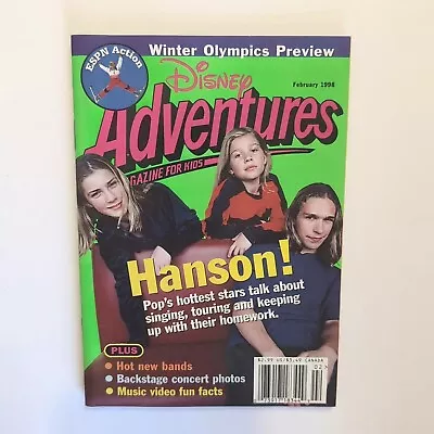 Disney Adventures Magazine February 1998 Hanson Vol. 8 #4  • $11