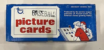 1984 Topps Baseball Vending Box FASC From A Sealed Case Box Still Tape Sealed • $150