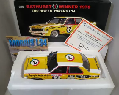 AUTOart BIANTE 1/18 HOLDEN LH TORANA L34 1976 BATHURST WINNER BOB MORRIS #87661 • $550