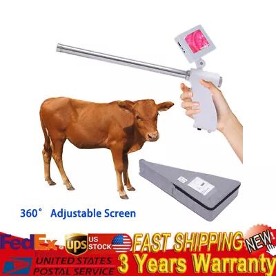 Insemination Kit W/ Adjustable HD Screen For Cows Cattle Visual Insemination Gun • $230