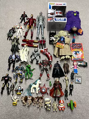 Figure Toy Job Lot Bundle Power Rangers Star Wars Thundercats LOTR He-Man Marvel • £3.20