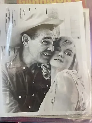 8x10 Print Clark Gable & Marilyn Monroe Misfits 1961 ABC TV Promo Original • $75