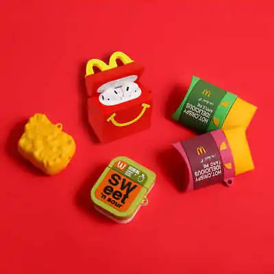 $23.95 • Buy Cute Maccas Chicken Nuggets Apple Pie AirPod Silicone Case Cover Skin Protector 